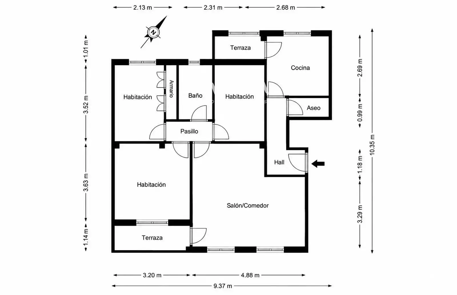 Flat with lift for sale in Vía Lusitana, imagen 43