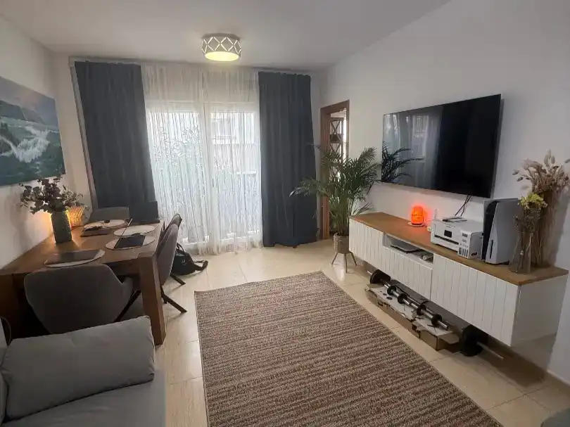 Living room of Flat for rent in Calpe / Calp  with Air Conditioner and Balcony