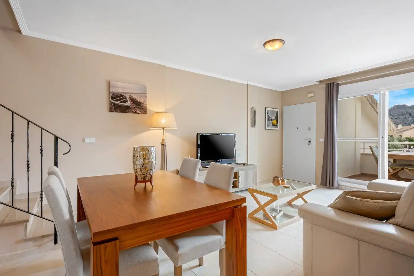 Living room of Apartments for sale in Torre-Pacheco  with Terrace, Storage room and Furnished
