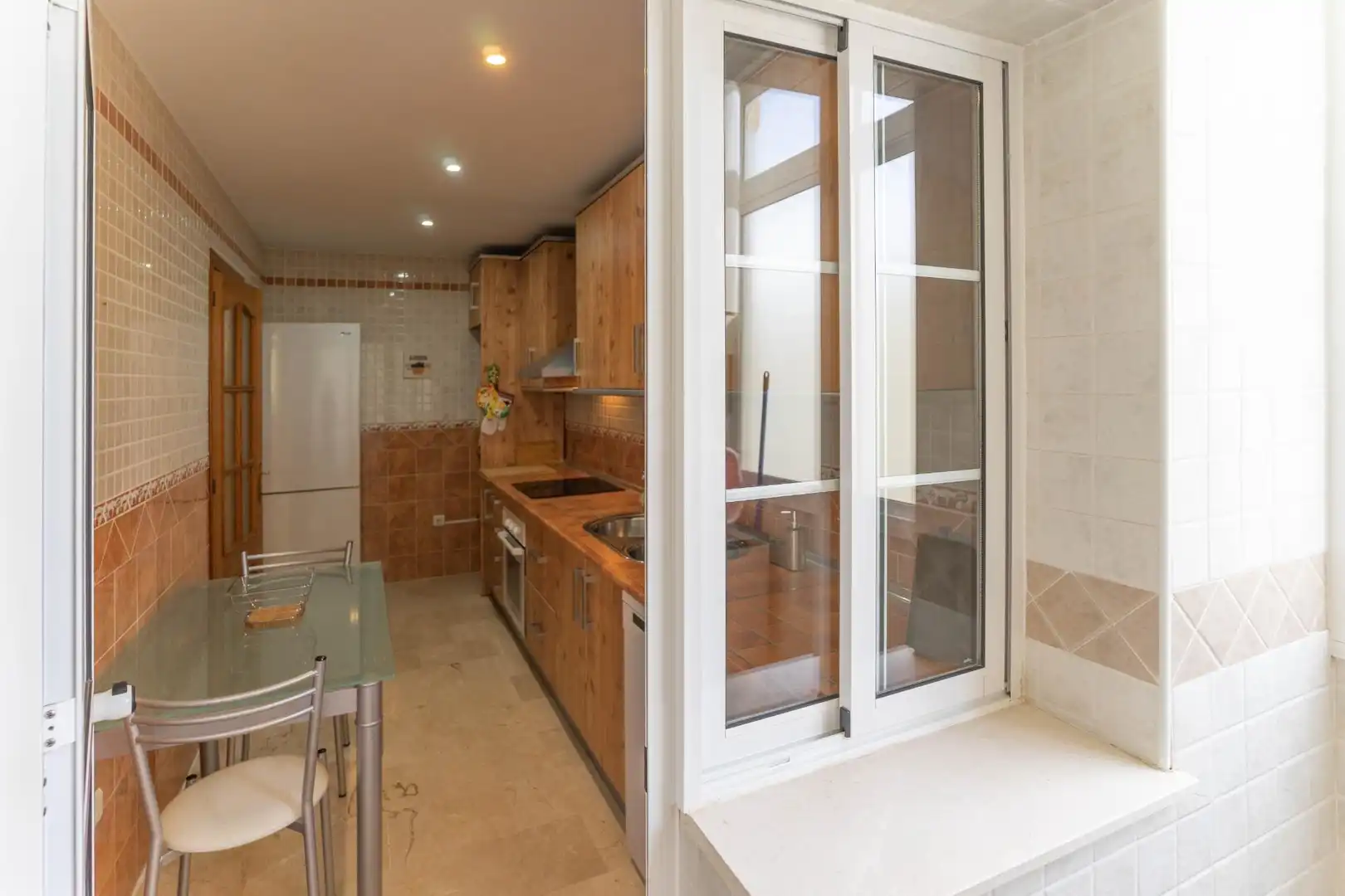 Kitchen of Flat for rent in Alhaurín El Grande  with Air Conditioner, Furnished and Balcony