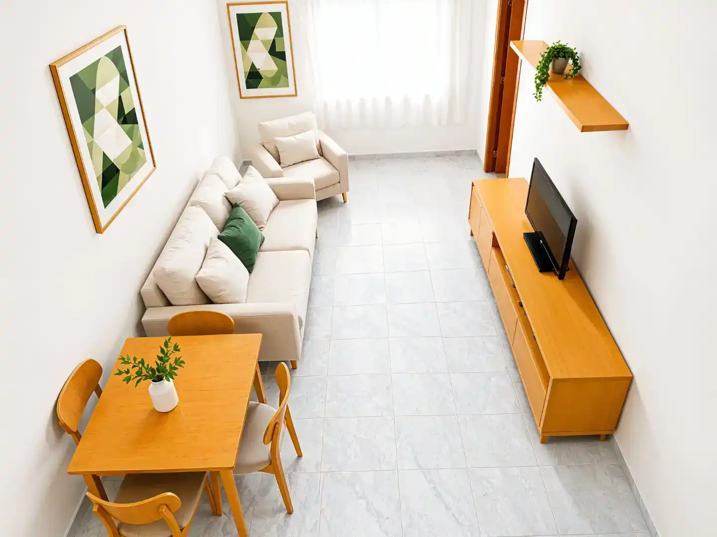 Wohnzimmer von Wohnung zum Verkauf in Esplugues de Llobregat