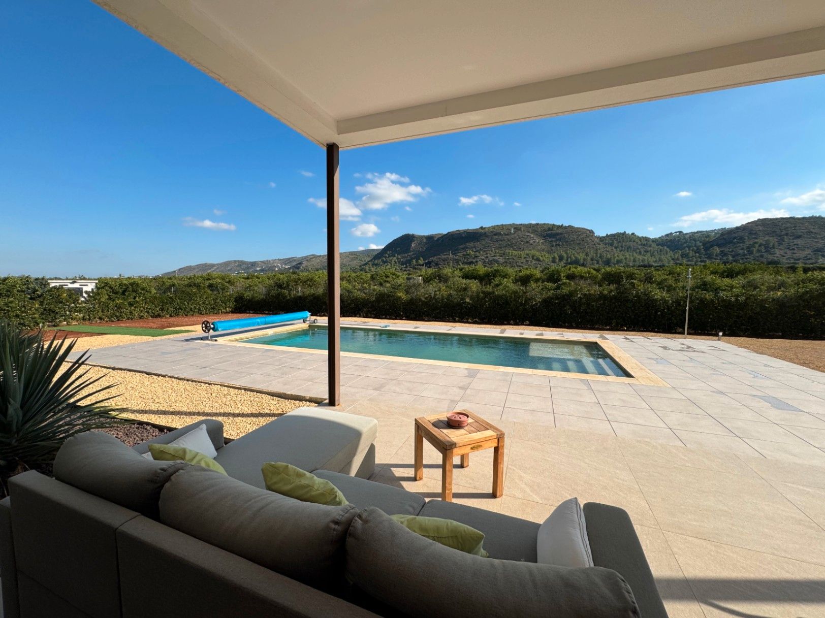 Terrassa de Casa o xalet en venda en Benidoleig amb Aire condicionat, Calefacció i Jardí privat