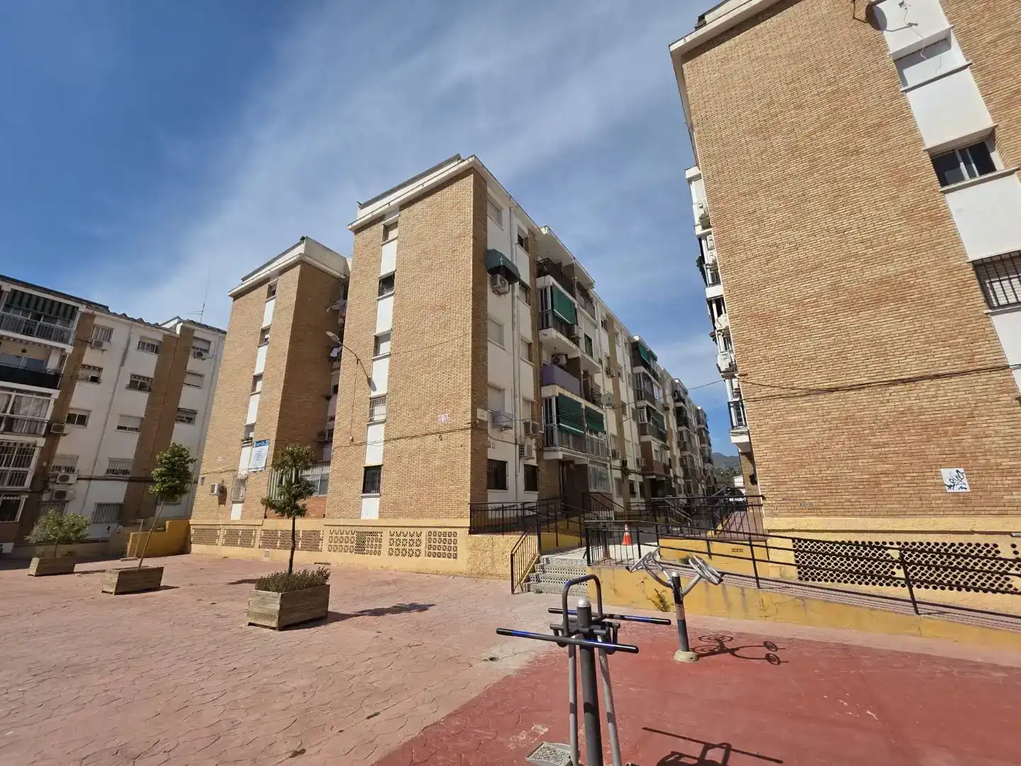Vista exterior de Pis de lloguer en Málaga Capital amb Balcó