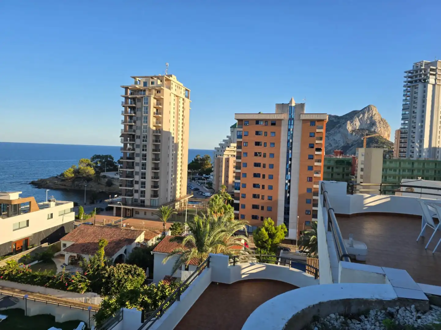 Exterior view of Apartments for sale in Calpe / Calp  with Air Conditioner, Heating and Private garden