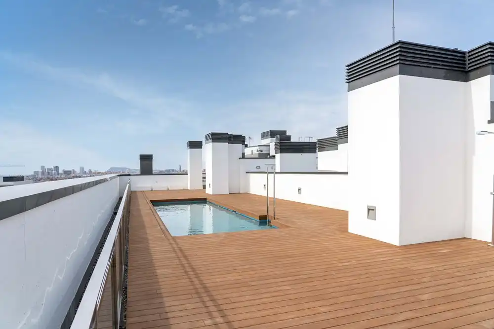 Terrasse von Wohnung zum Verkauf in Badalona mit Heizung und Terrasse