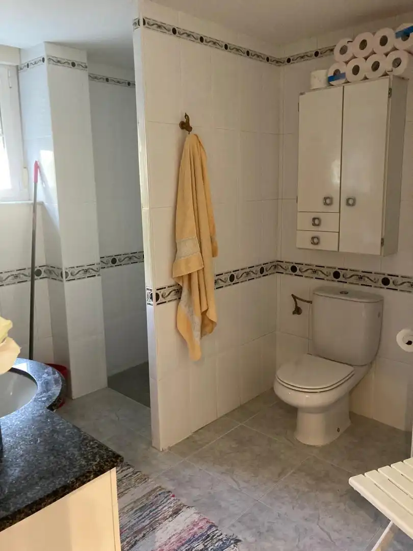Baño de Casa o chalet en venta en Valdefresno con Calefacción, Jardín privado y Terraza
