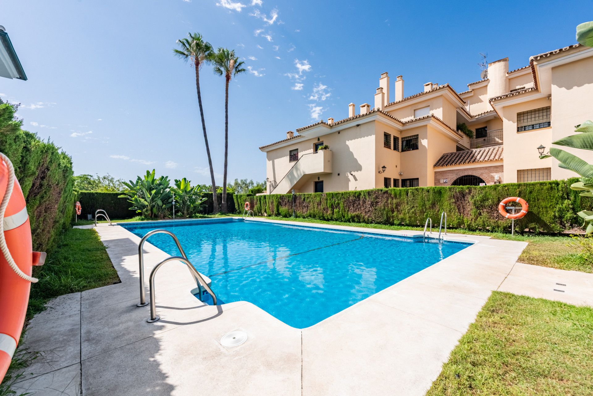 Jardí de Planta baixa en venda en Marbella amb Aire condicionat, Jardí privat i Terrassa
