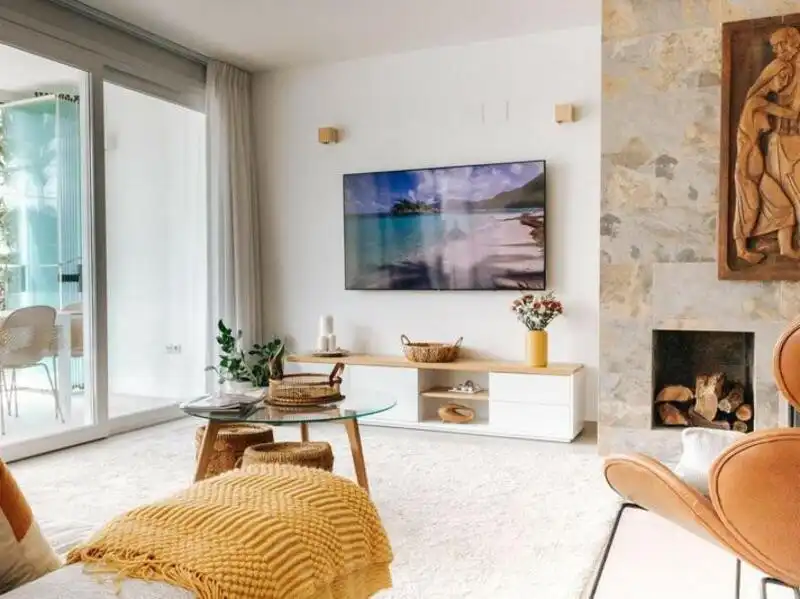 Sala d'estar de Casa o xalet de lloguer en Marbella amb Aire condicionat, Calefacció i Jardí privat
