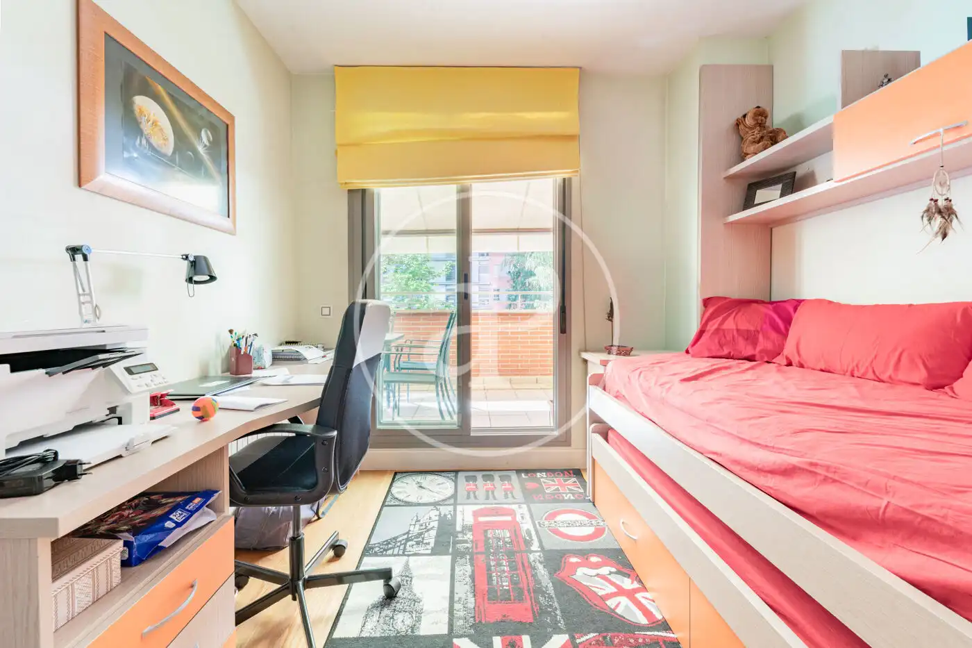 Bedroom of Flat for sale in Madrid  with Heating, Private garden and Terrace