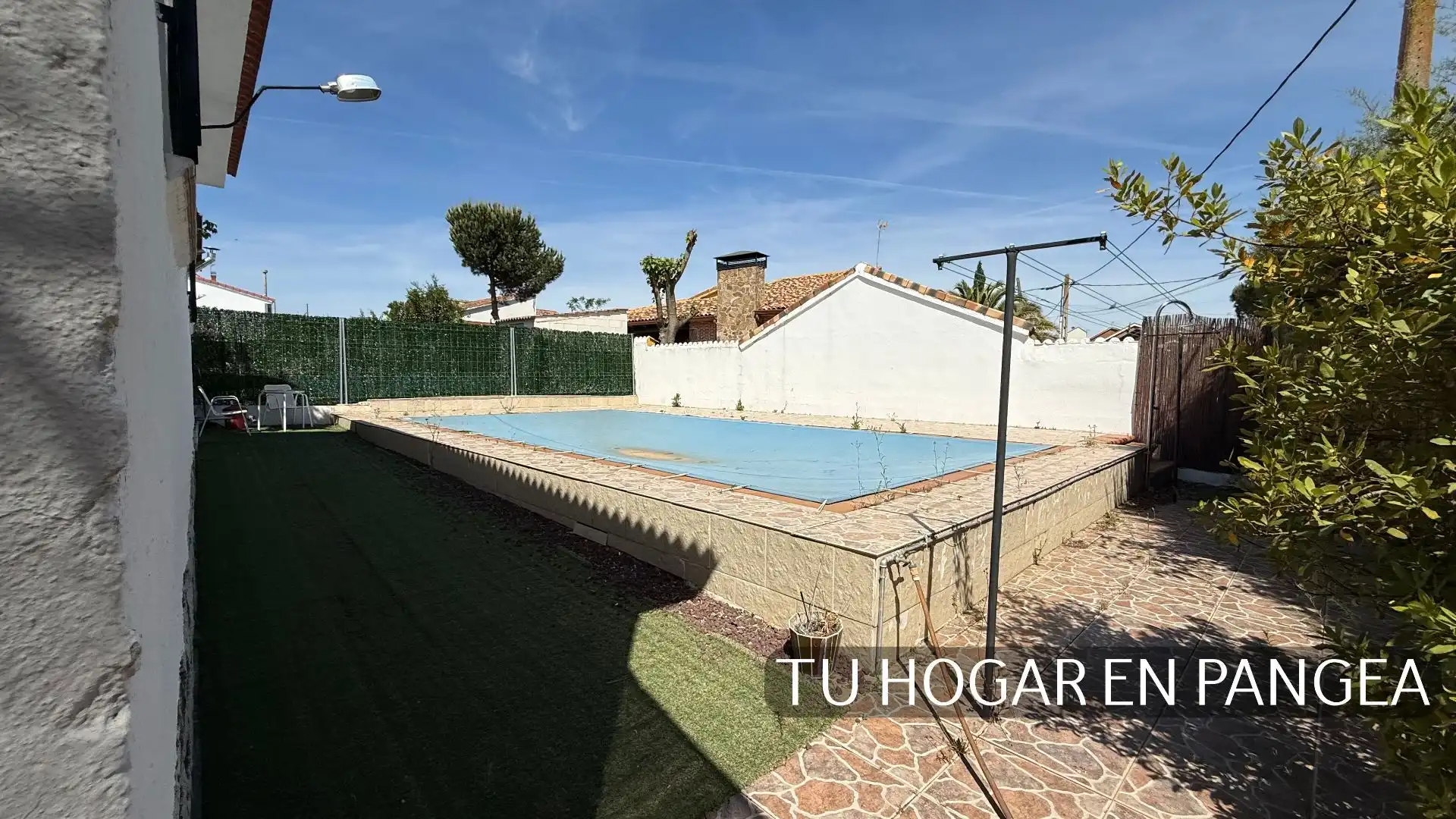 Swimming pool of Houses for sale in El Álamo  with Heating, Private garden and Storage room
