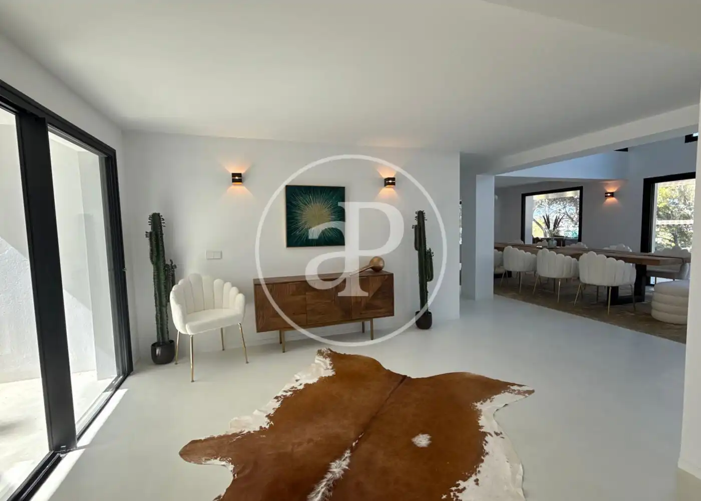Sala de estar de Casa o chalet de alquiler en Calvià con Aire acondicionado, Calefacción y Jardín privado