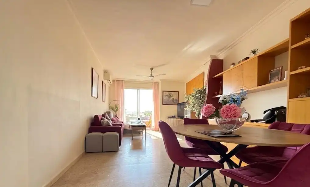 Sala de estar de Ático en venta en Barcelona con Terraza y Balcón
