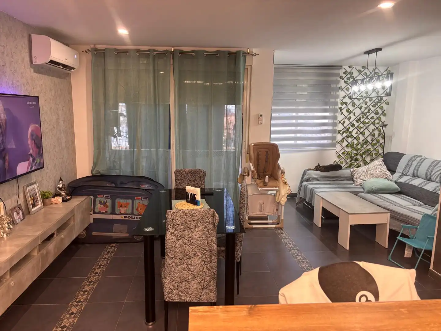 Sala d'estar de Pis en venda en Palma del Río amb Aire condicionat, Terrassa i Moblat