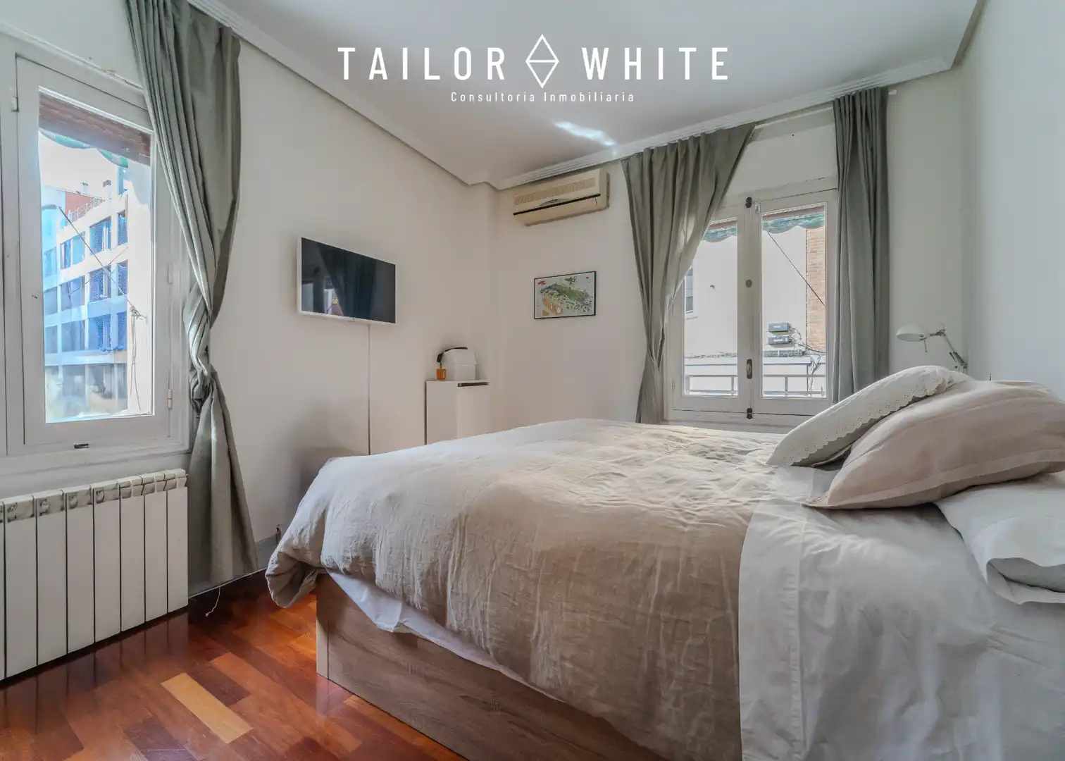 Schlafzimmer von Wohnung zum Verkauf in Madrid mit Klimaanlage
