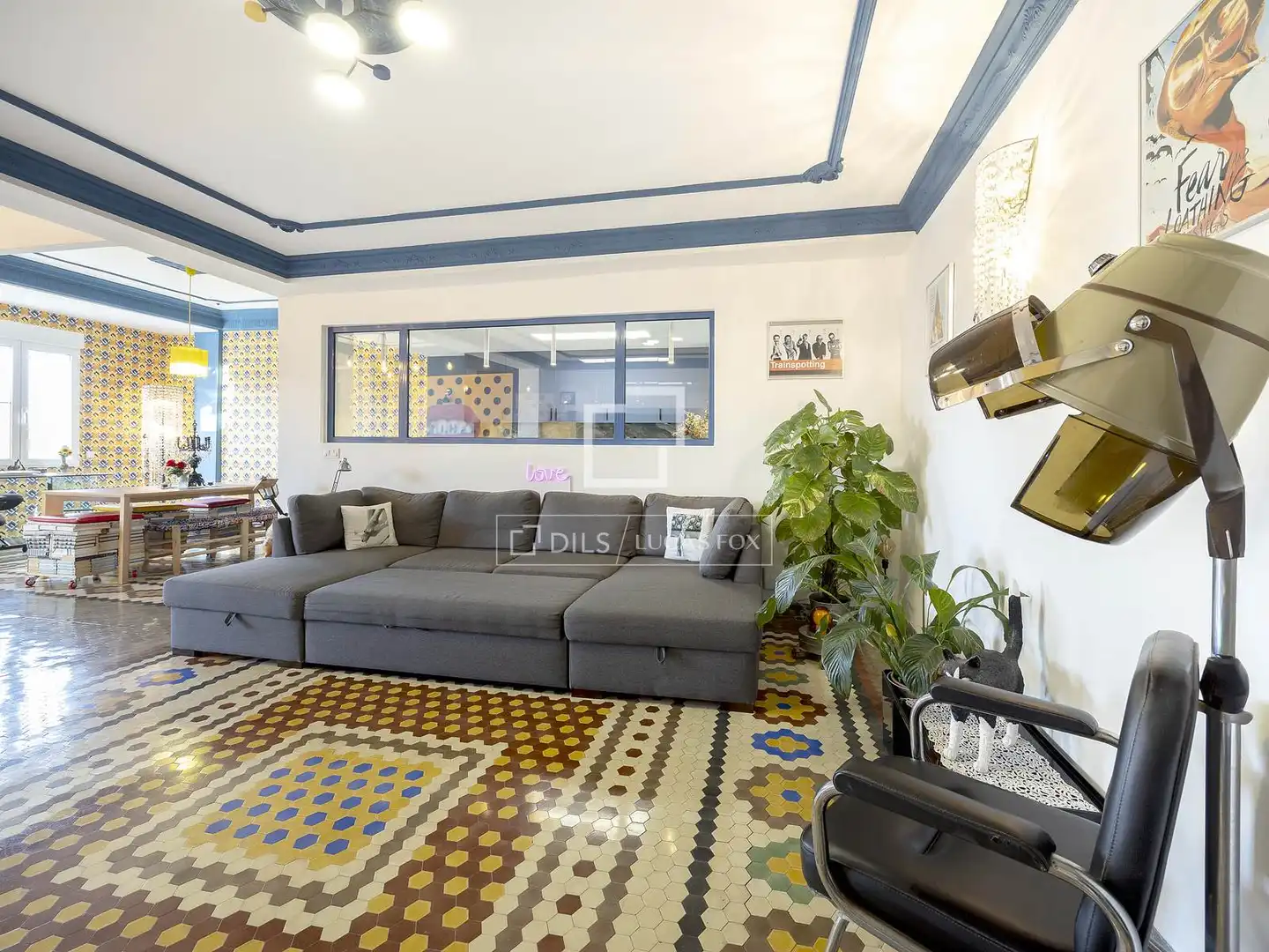 Sala d'estar de Pis de lloguer en Valencia amb Aire condicionat, Terrassa i Traster