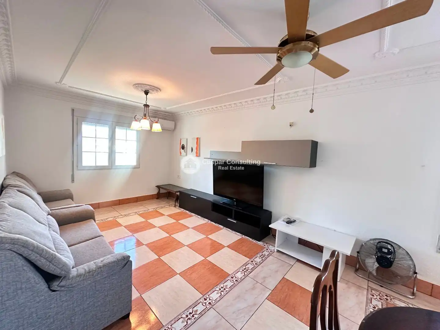 Sala de estar de Casa o chalet en venta en La Manga del Mar Menor con Calefacción, Terraza y Amueblado