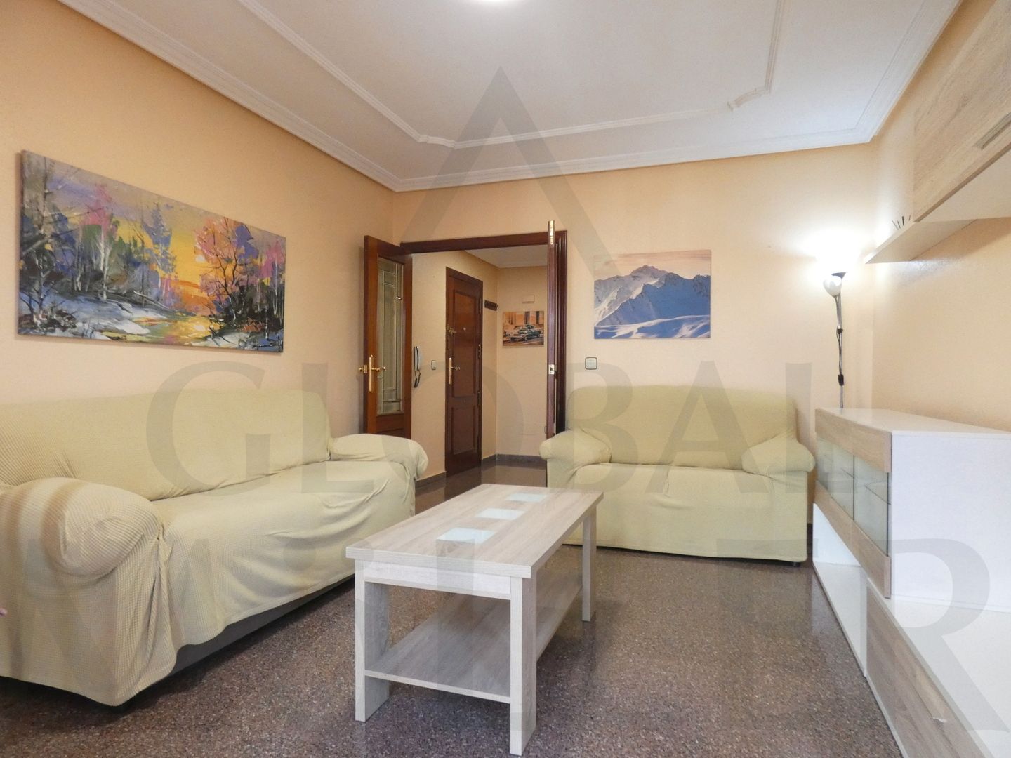 Living room of Flat for sale in Cartagena  with Air Conditioner, Heating and Furnished