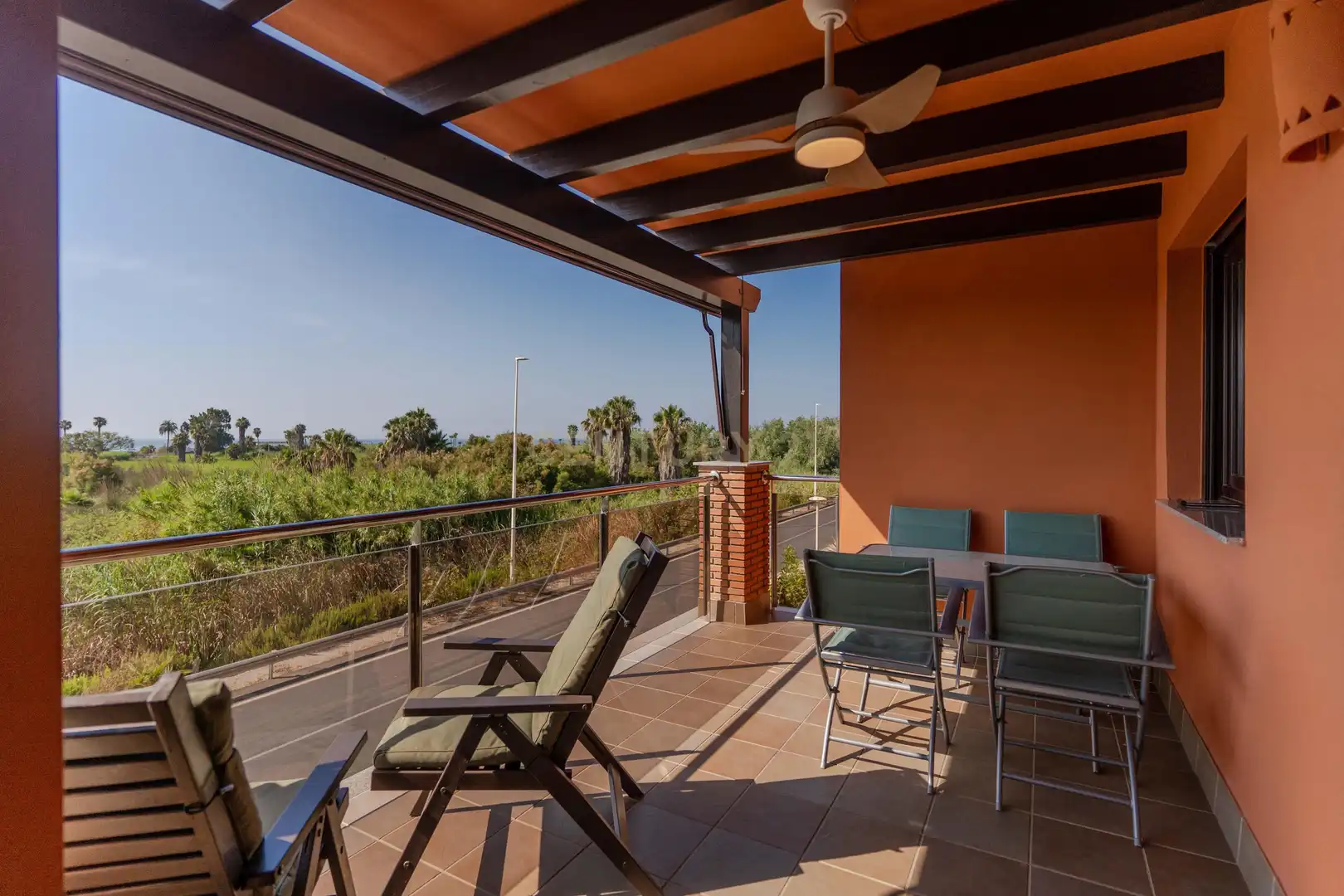 Terrace of Flat for sale in Motril  with Air Conditioner, Private garden and Swimming Pool