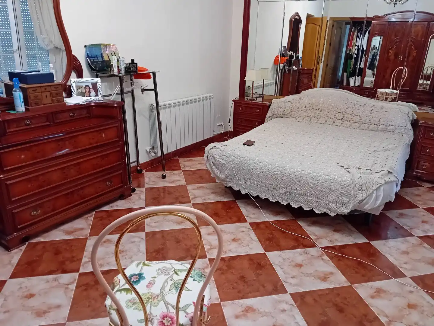 Schlafzimmer von Wohnung zum Verkauf in Almagro mit Klimaanlage, Heizung und Terrasse