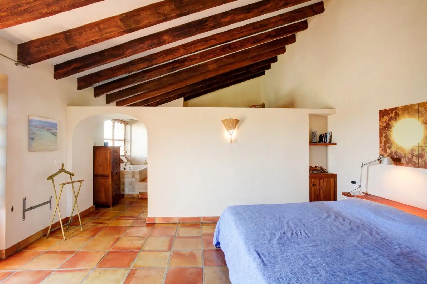 Dormitori de Finca rústica en venda en Moraira amb Jardí privat, Traster i Piscina