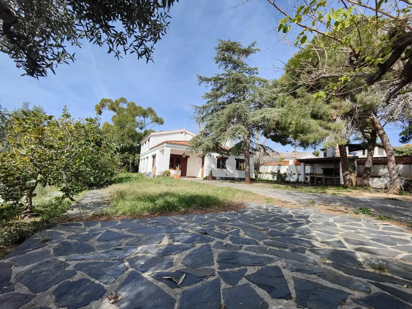 Vista exterior de Casa o chalet en venta en Roda de Berà con Jardín privado, Terraza y Trastero