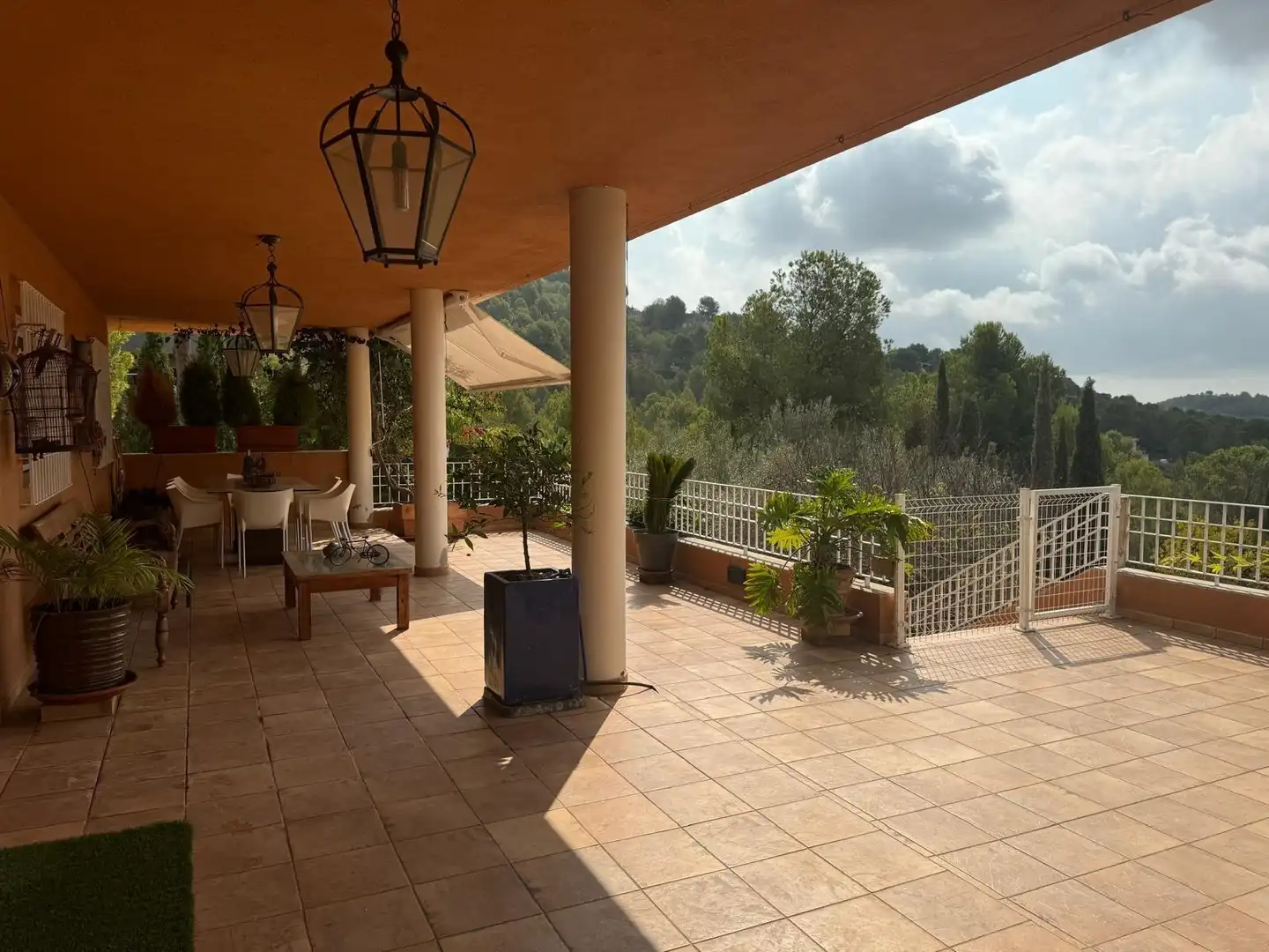 Terrassa de Casa o xalet en venda en Borriol amb Aire condicionat, Jardí privat i Terrassa