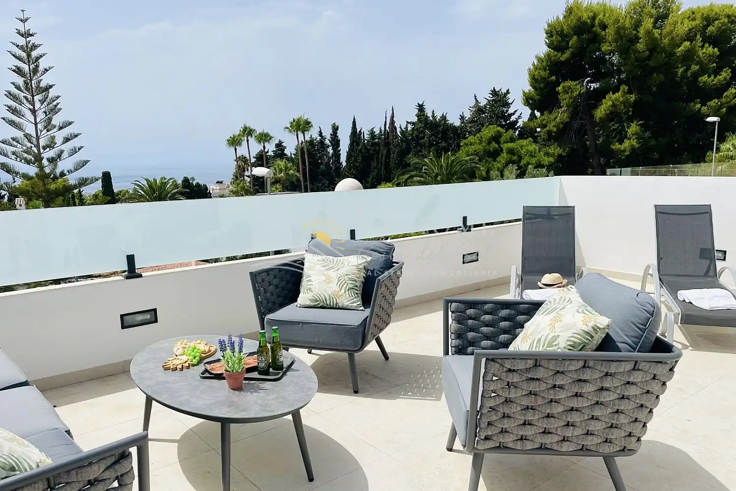 Terrassa de Casa o xalet de lloguer en Nerja amb Terrassa, Piscina i Forn