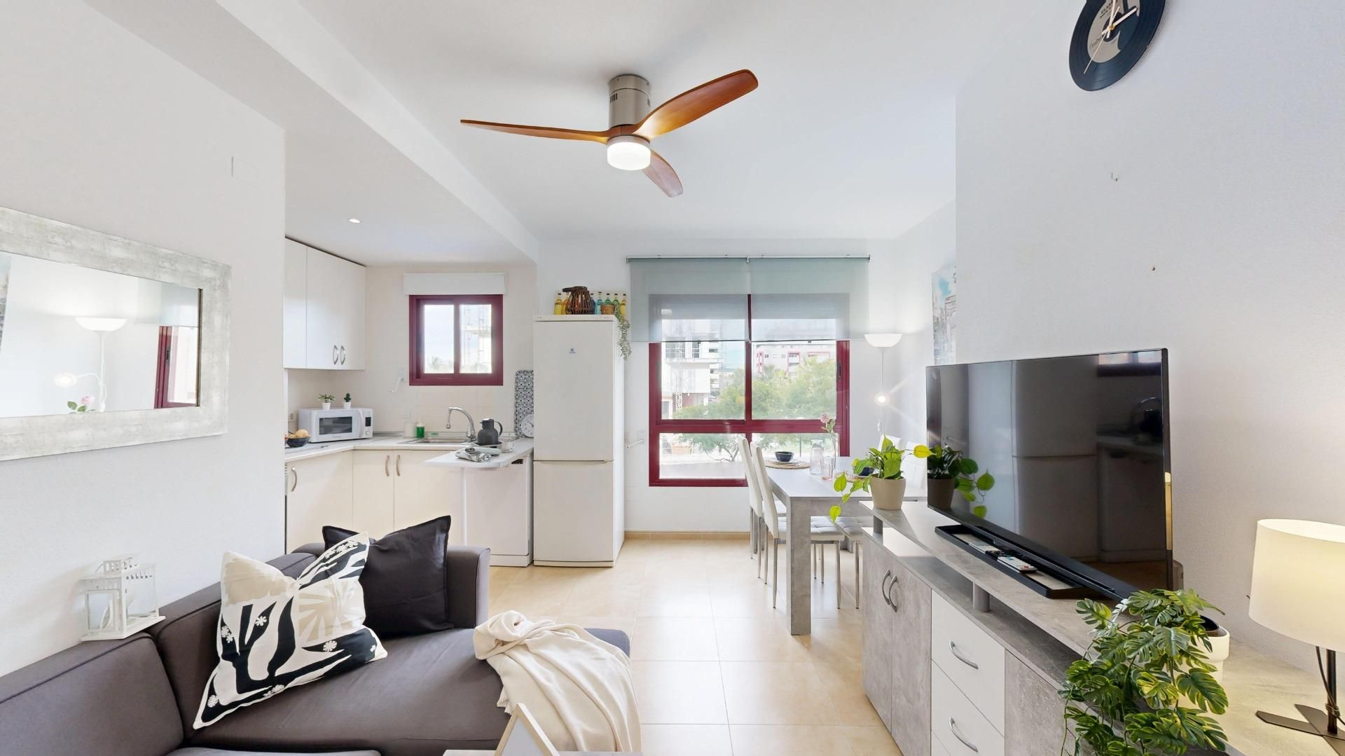 Sala d'estar de Apartament en venda en  Murcia Capital amb Aire condicionat, Calefacció i Traster