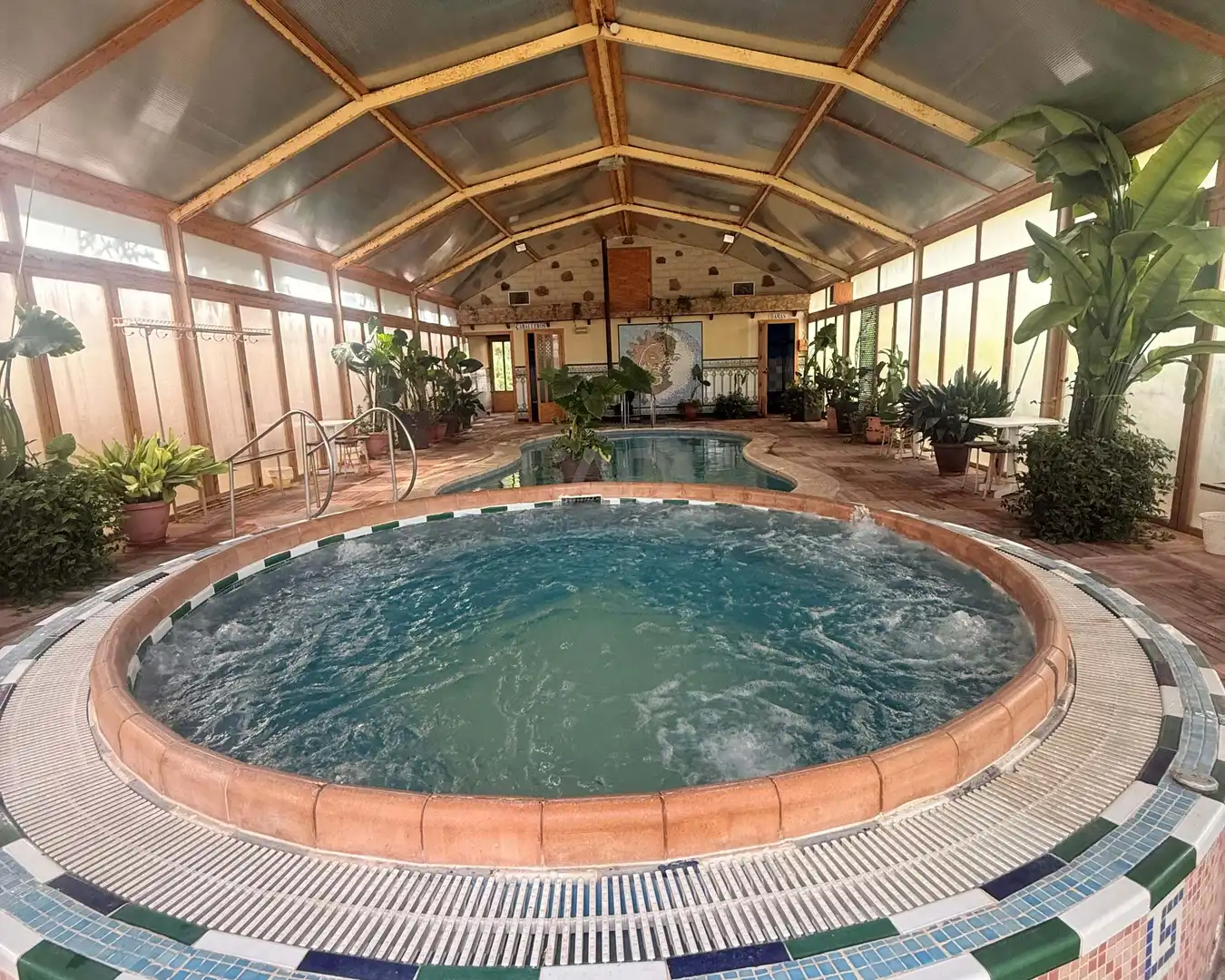 Swimming pool of Country homes for sale in Benatae  with Air Conditioner, Heating and Terrace