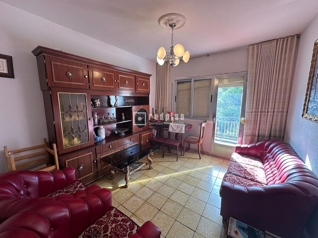 Sala de estar de Piso en venta en  Madrid Capital con Terraza