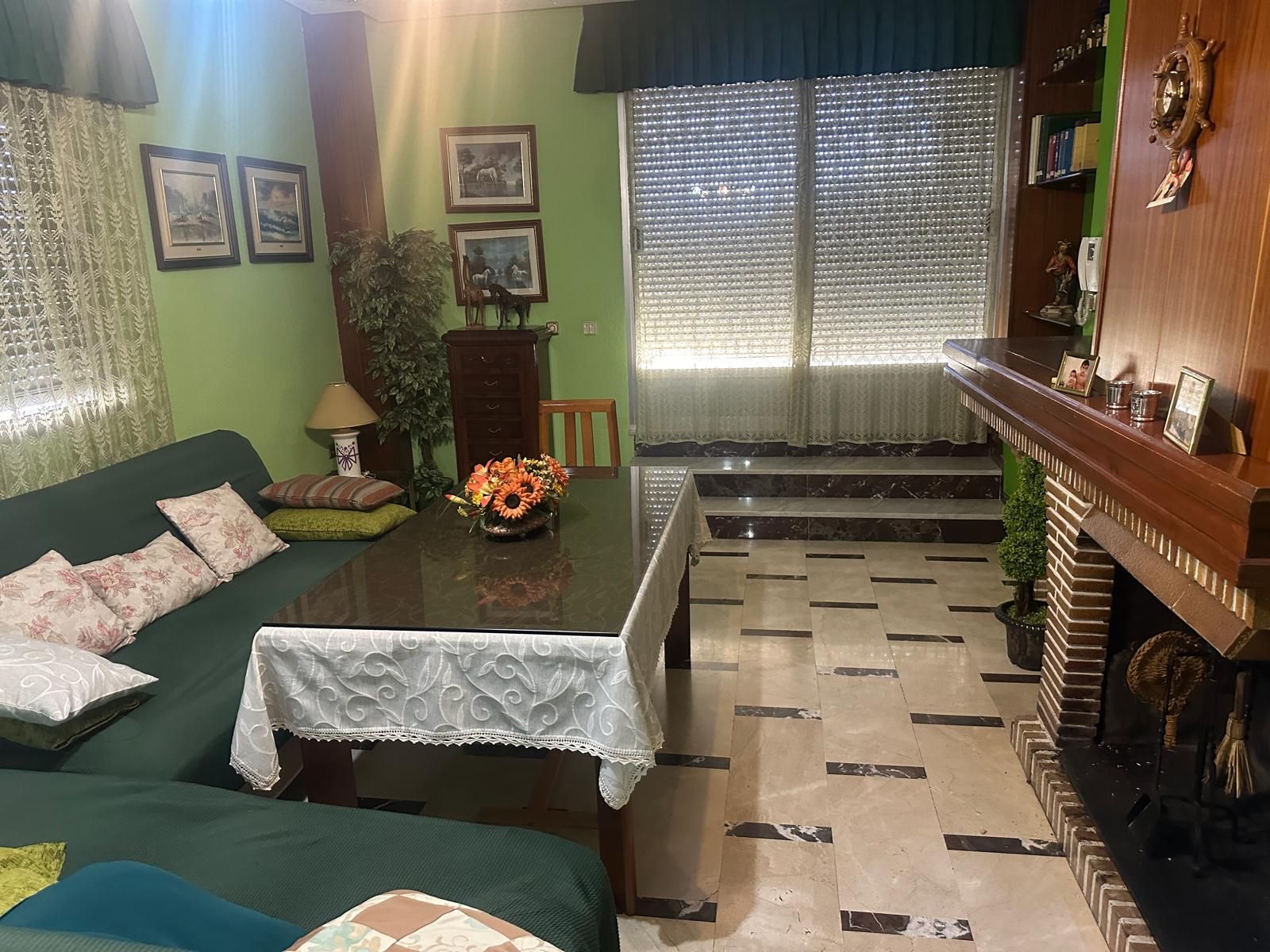 Living room of Flat to rent in Pulianas  with Air Conditioner, Terrace and Furnished