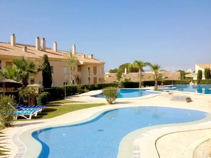 Piscina de Apartamento de alquiler en Altea con Aire acondicionado, Calefacción y Terraza