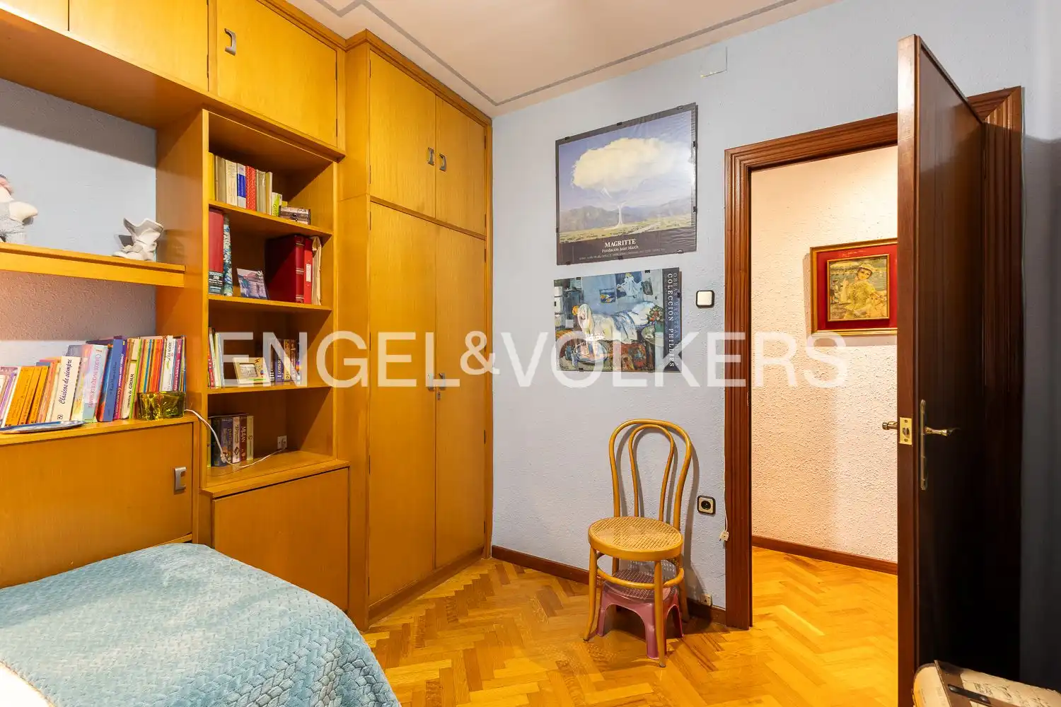 Schlafzimmer von Dachboden zum Verkauf in Valencia mit Klimaanlage, Heizung und Parkett