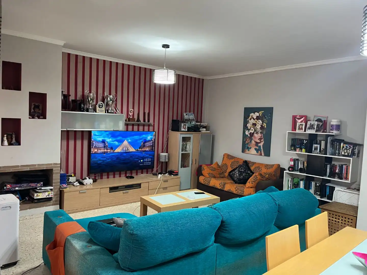 Sala de estar de Piso en venta en Ceuta con Trastero, Amueblado y Lavadora