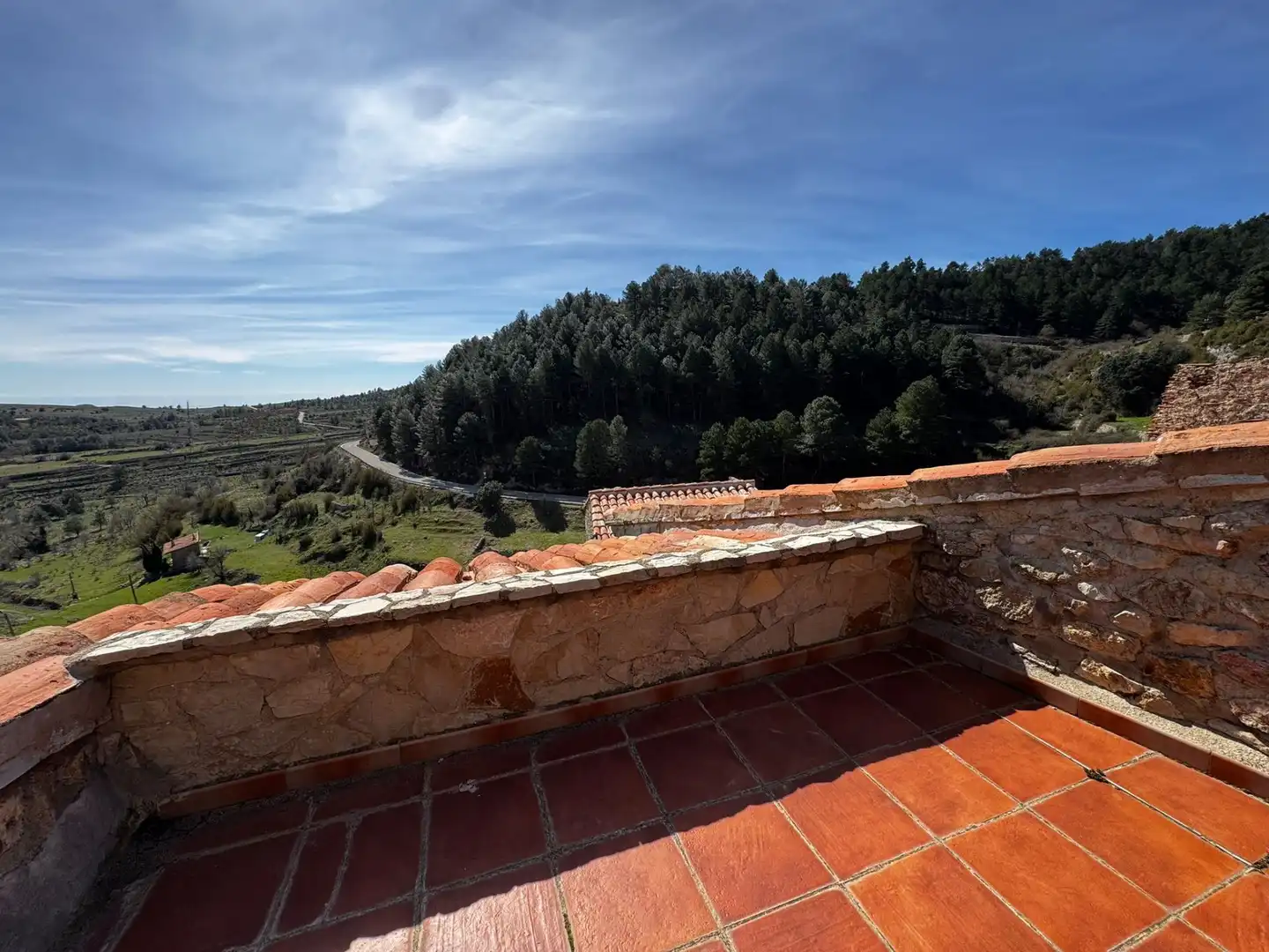 Terraza de Finca rústica en venta en La Pobla de Benifassà con Calefacción, Jardín privado y Terraza