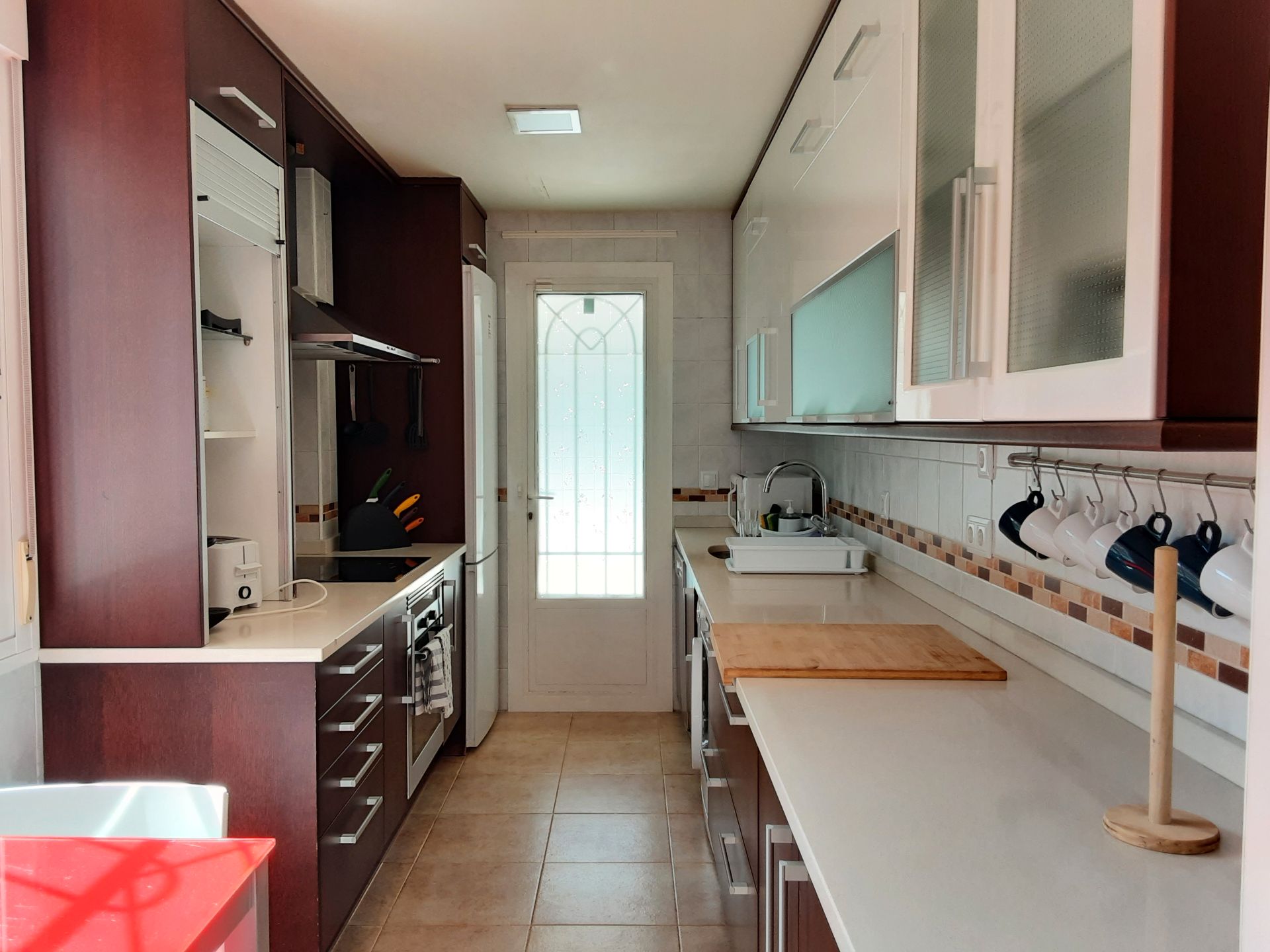 Kitchen of Single-family semi-detached for sale in Guadalix de la Sierra  with Air Conditioner, Heating and Private garden