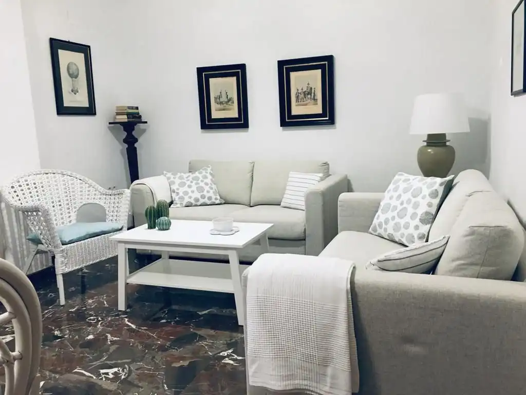 Wohnzimmer von Wohnung zur Miete in Almuñécar mit Heizung, Terrasse und Möbliert