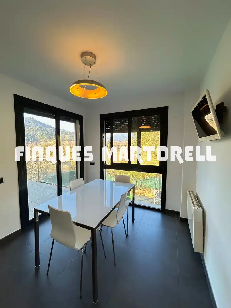 Exterior view of Houses for sale in Santa Coloma de Farners  with Air Conditioner, Heating and Private garden