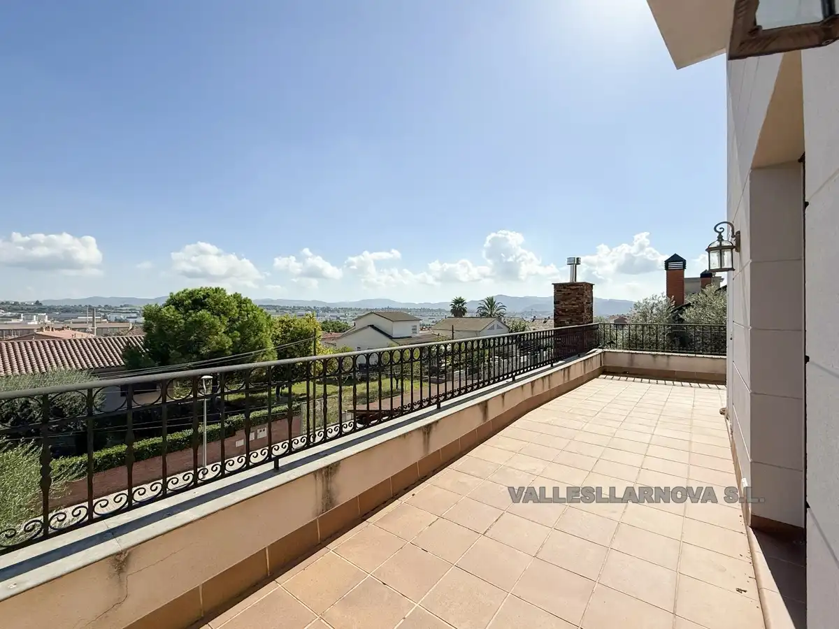 Terrassa de Casa o xalet en venda en Lliçà de Vall amb Aire condicionat, Calefacció i Jardí privat