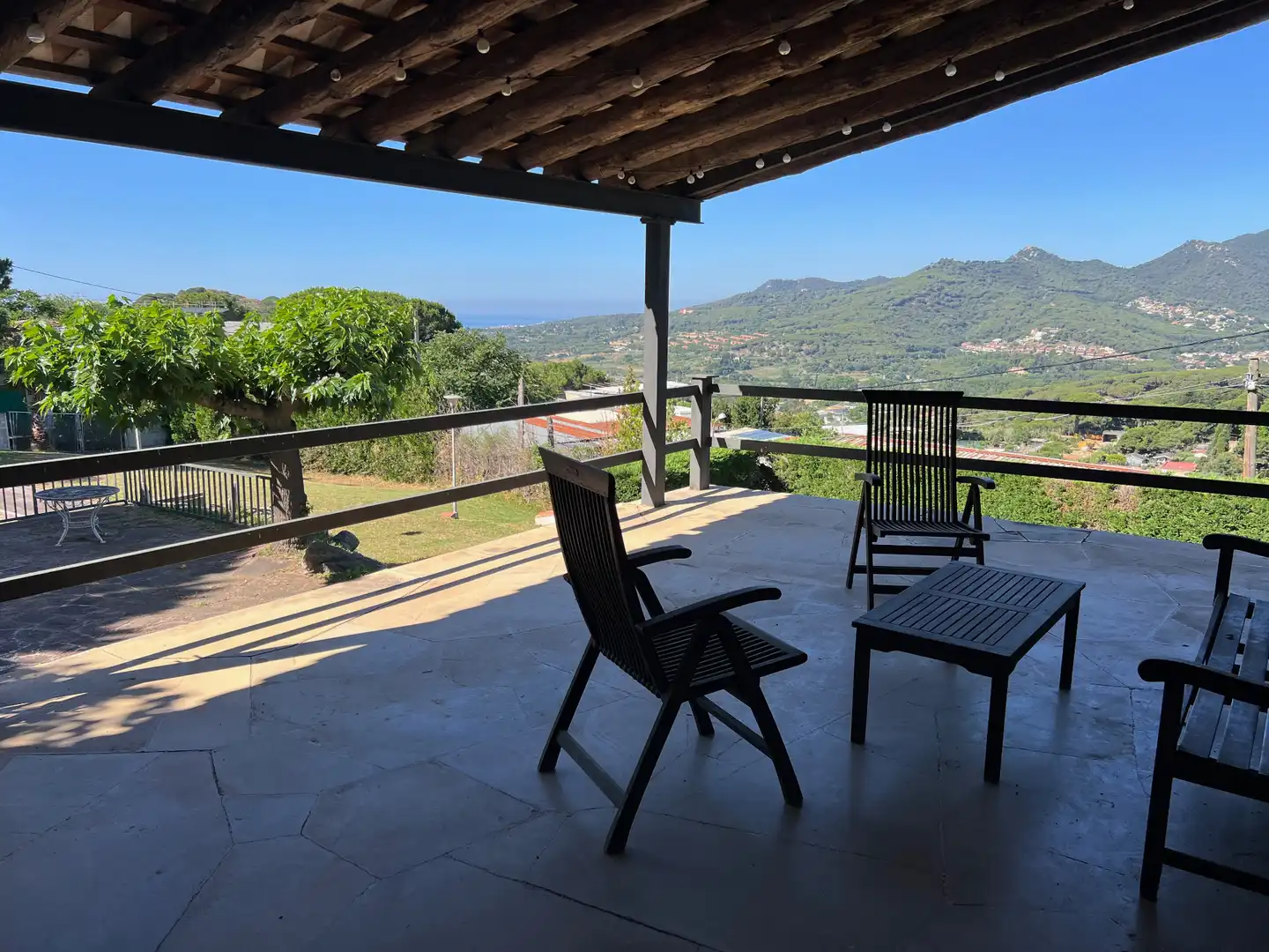 Terrassa de Casa o xalet en venda en Mataró amb Aire condicionat, Jardí privat i Terrassa