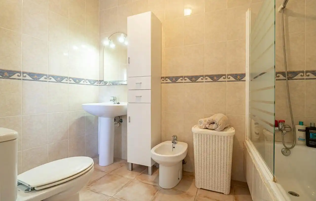 Bathroom of Flat for sale in Mojácar  with Air Conditioner, Terrace and Furnished
