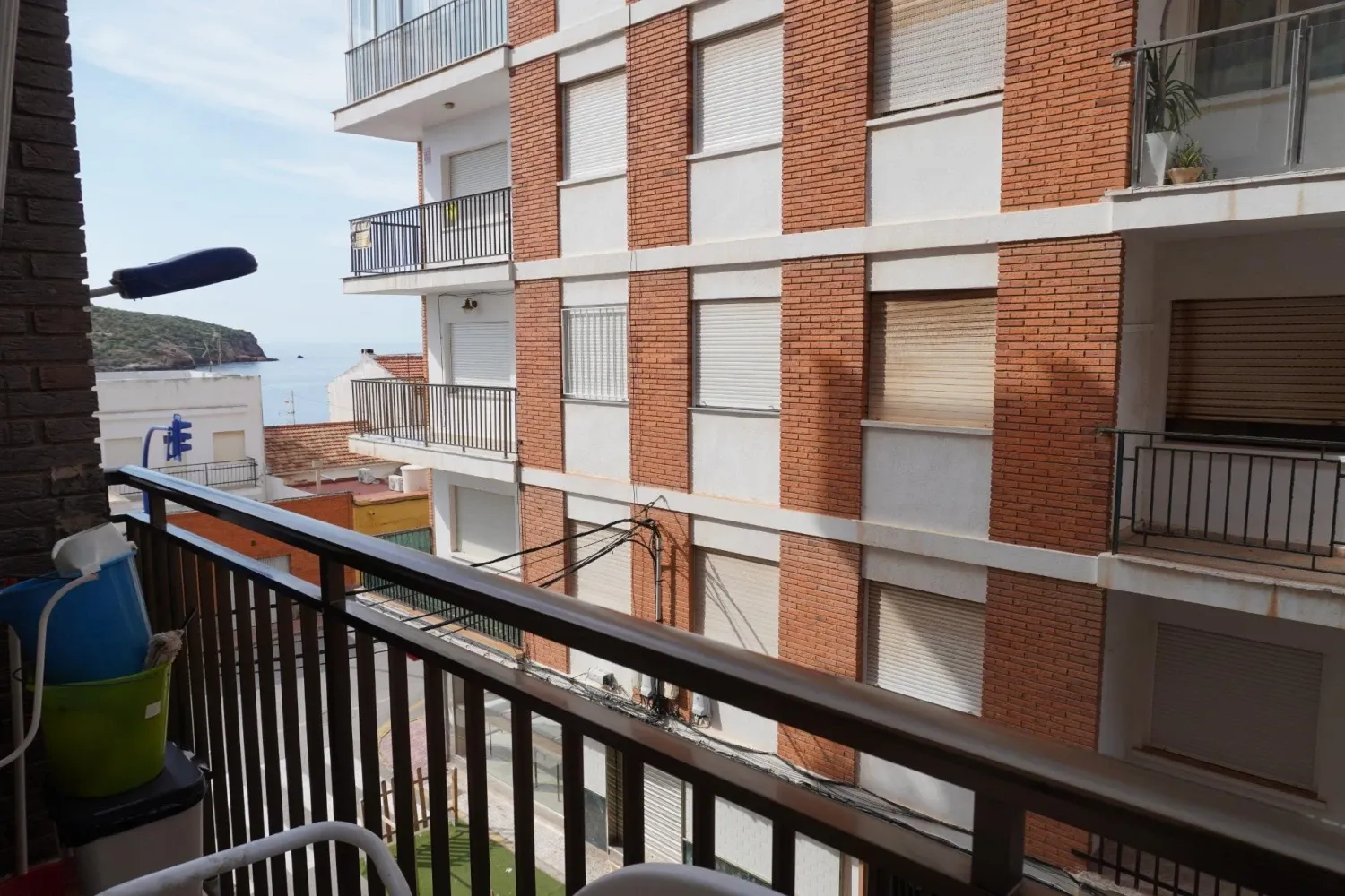 Balcony of Flat to rent in Mazarrón  with Terrace, Furnished and Washing machine