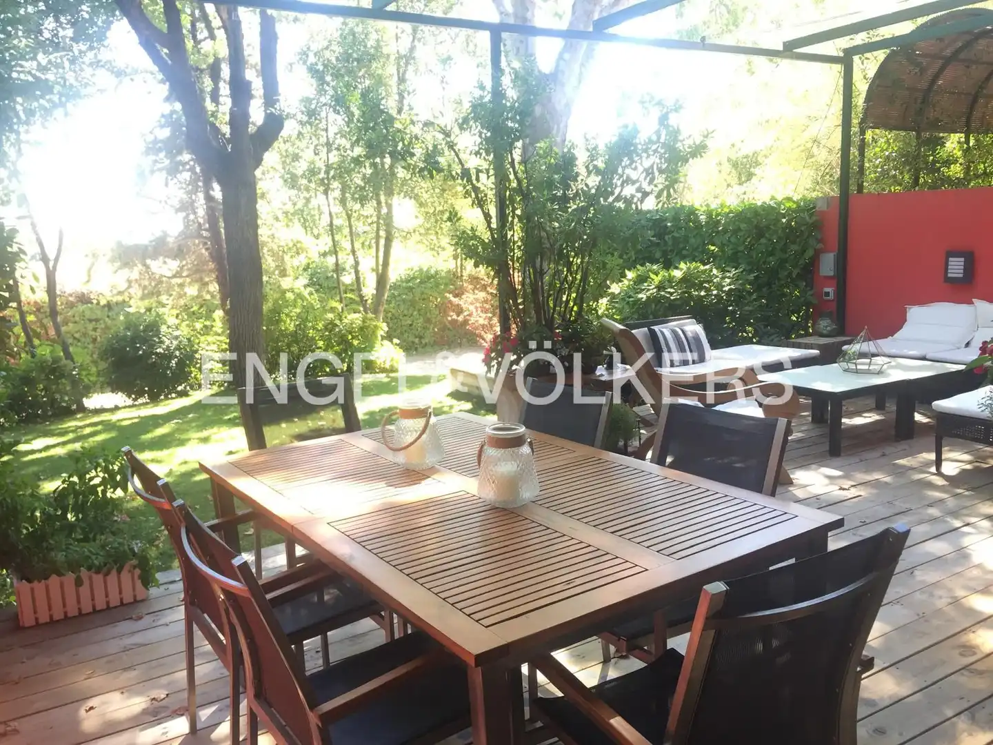 Terrace of Country homes for rent in Madrid  with Air Conditioner, Heating and Private garden