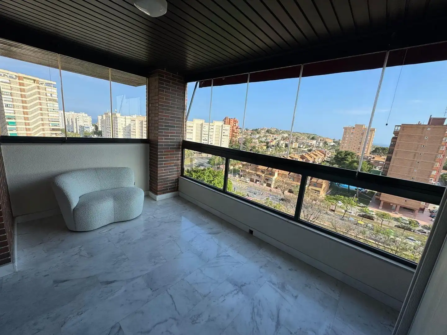 Terrasse von Wohnung zur Miete in Alicante / Alacant mit Klimaanlage, Heizung und Terrasse