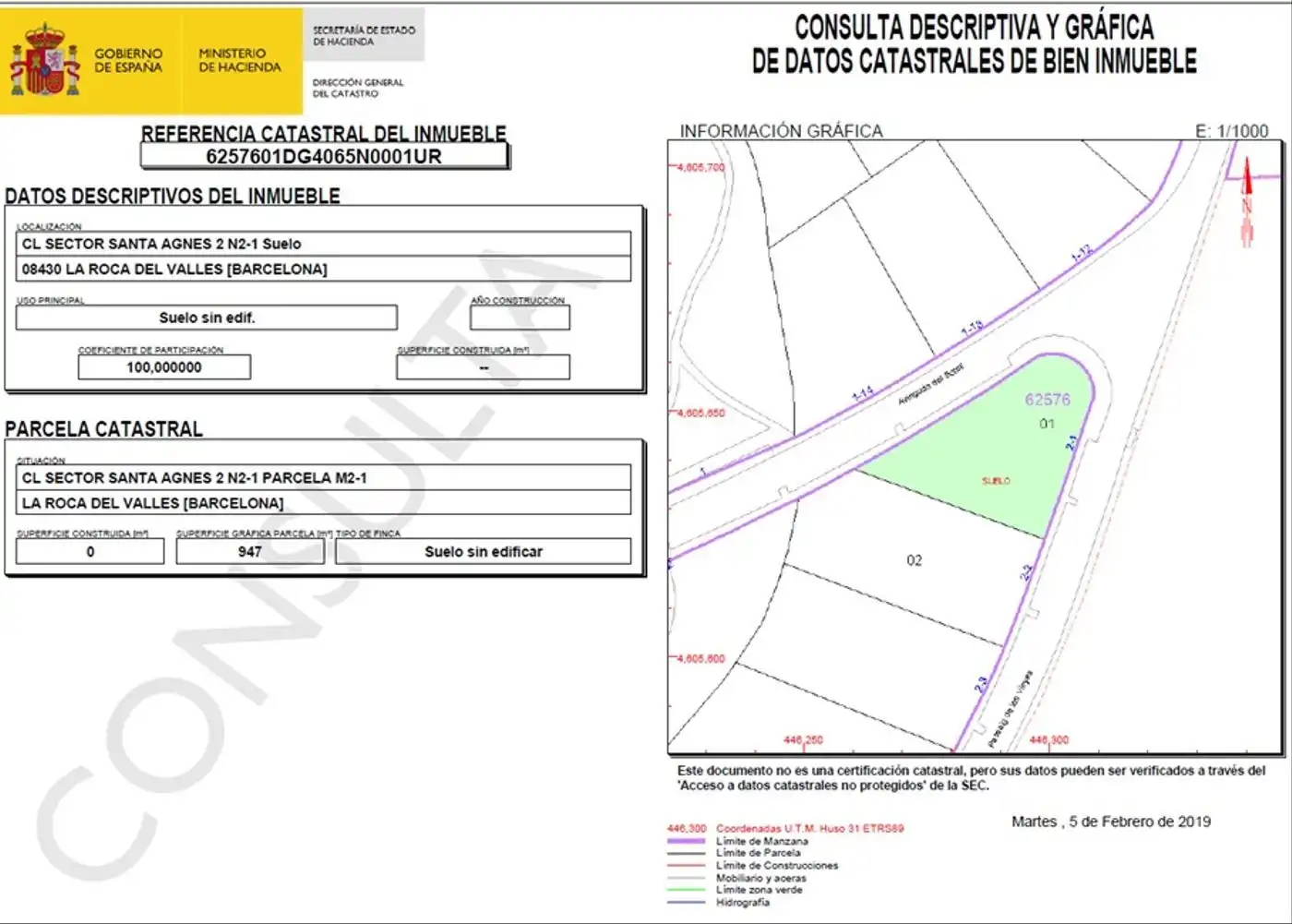 Terreny residencial en venda a Carrer d'Antonio Machado 8, imagen 2