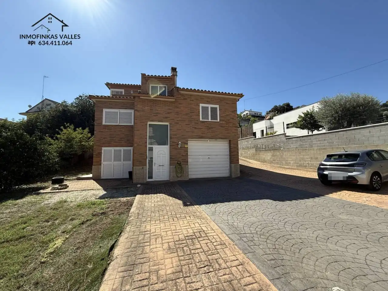 Vista exterior de Casa o xalet en venda en Lliçà de Vall amb Aire condicionat, Calefacció i Jardí privat