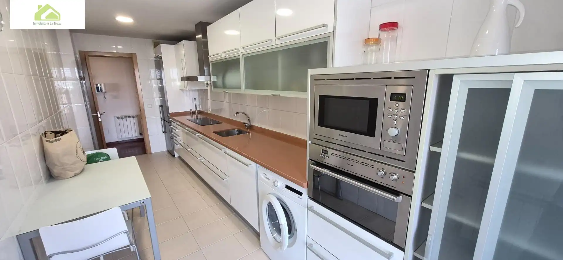 Kitchen of Flat for rent in Zamora Capital   with Heating, Terrace and Furnished