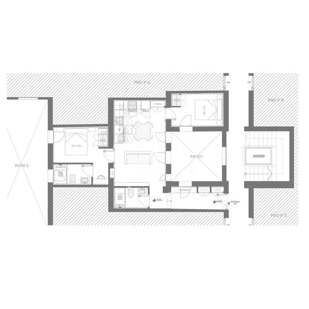 Piso en venta en Madrid con Aire acondicionado, Calefacción y Amueblado