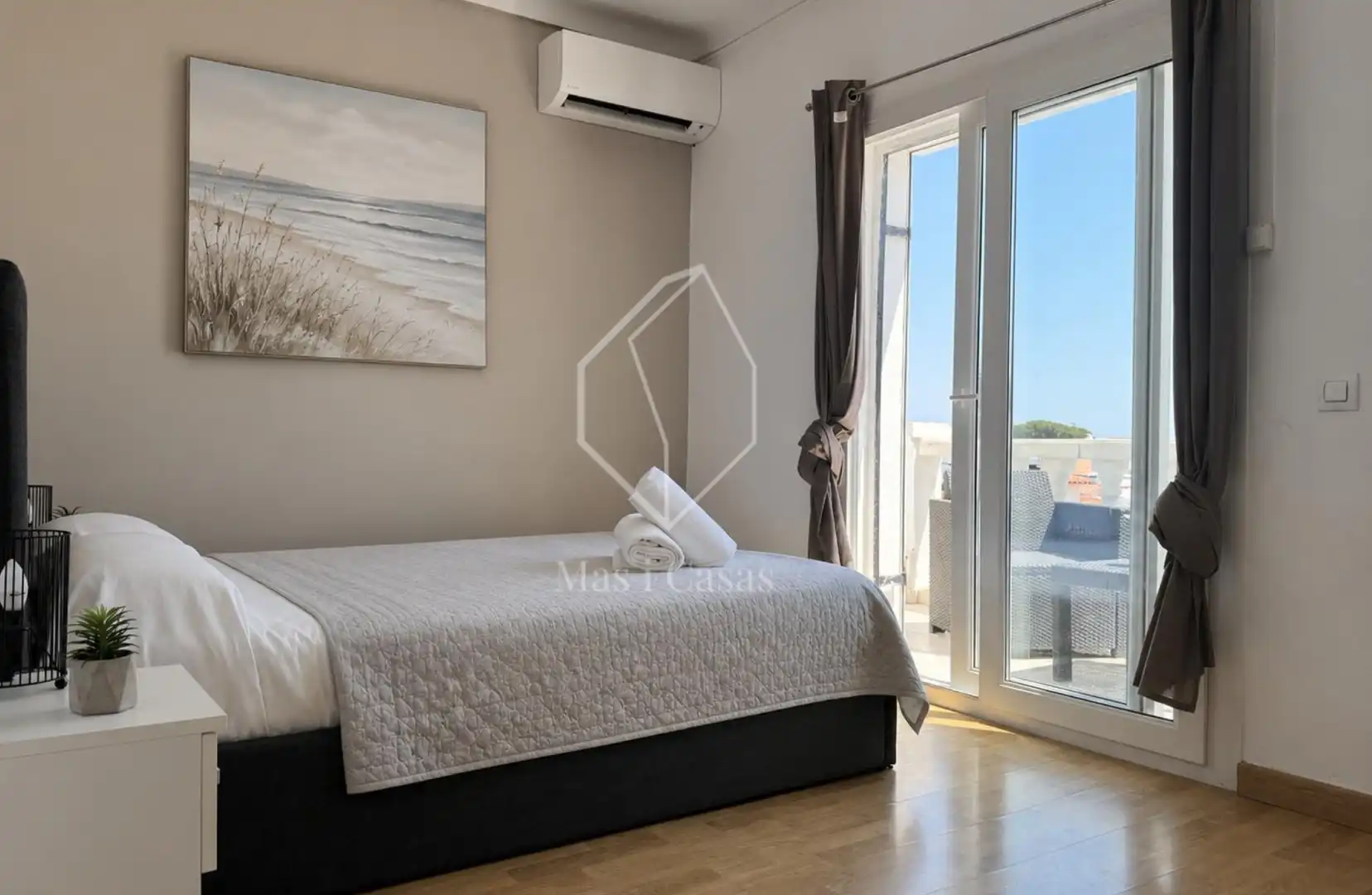 Schlafzimmer von Haus oder Chalet zum Verkauf in L'Escala mit Klimaanlage, Privatgarten und Terrasse