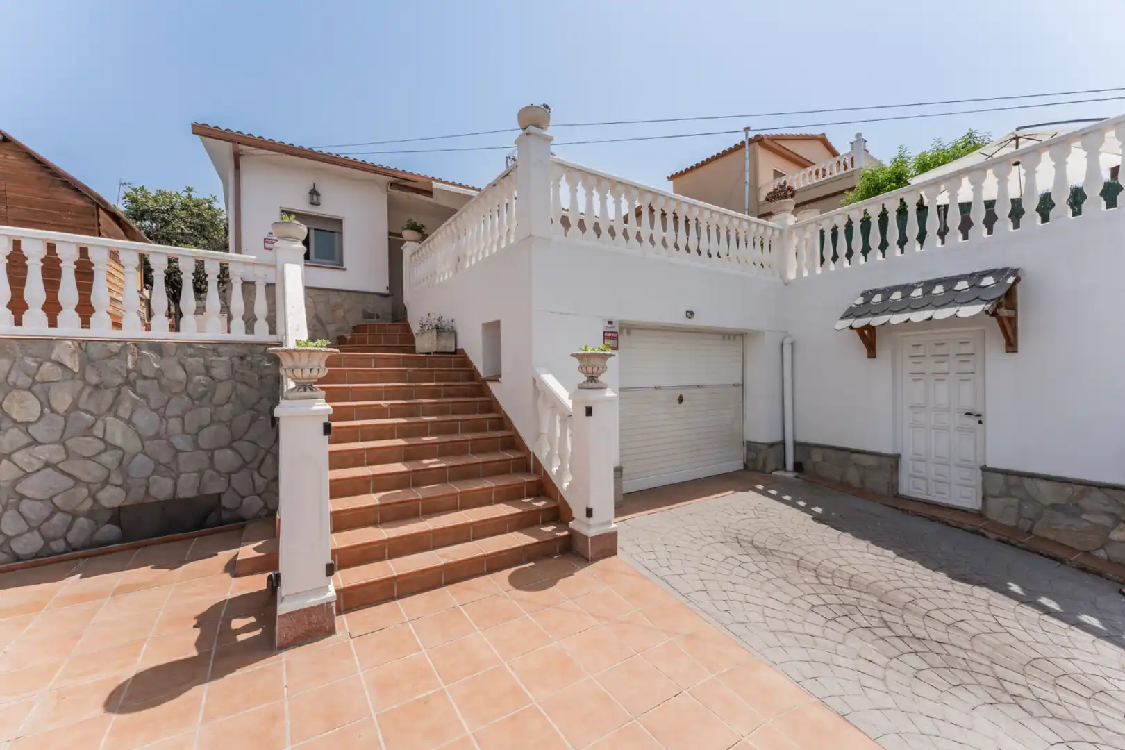 Vista exterior de Casa o xalet en venda en Lliçà d'Amunt amb Calefacció, Jardí privat i Terrassa
